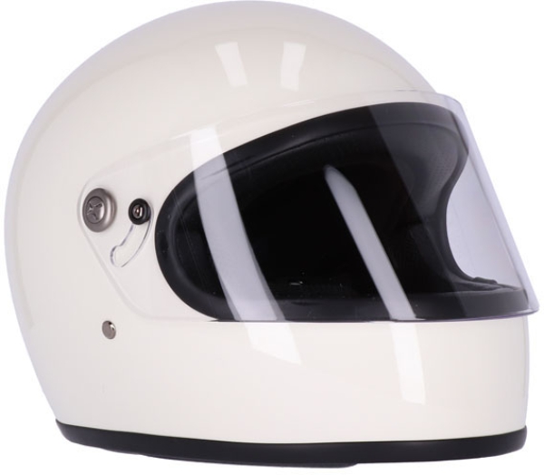 ROEG CHASE MOTORRADHELM VINTAGE WEISS GLÄNZEND